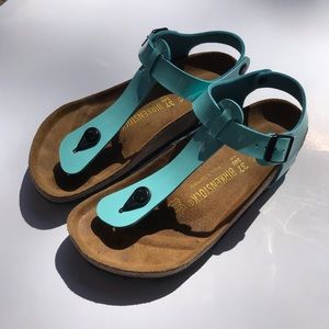 Birkenstock Kairo Sandals Teal 37